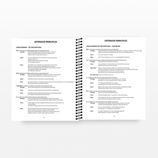 Volleyball Coaches Handbook - Sample pages