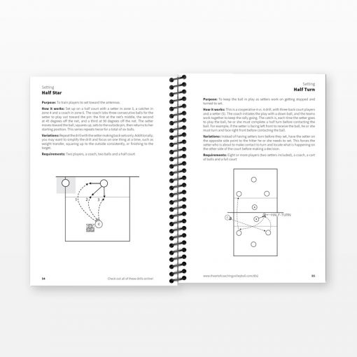 Volleyball Drills Collection 2 - Sample pages