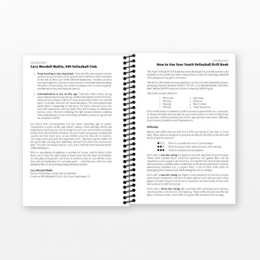 Youth Volleyball Drills - Sample pages