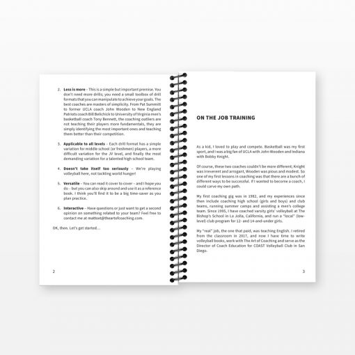 Coaching High School Volleyball - Sample pages