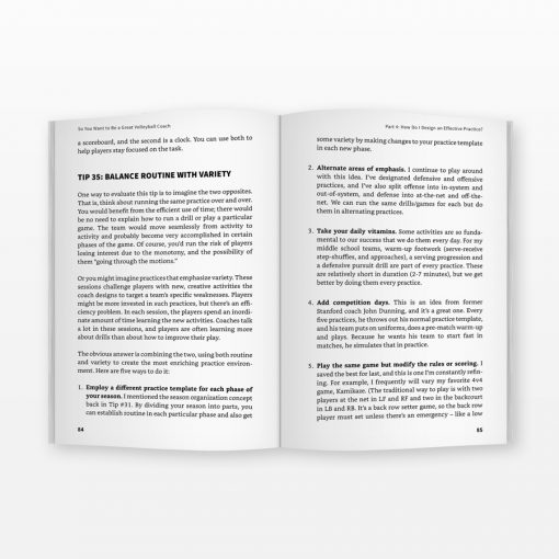 So You Want to Be a Great Volleyball Coach - Sample pages